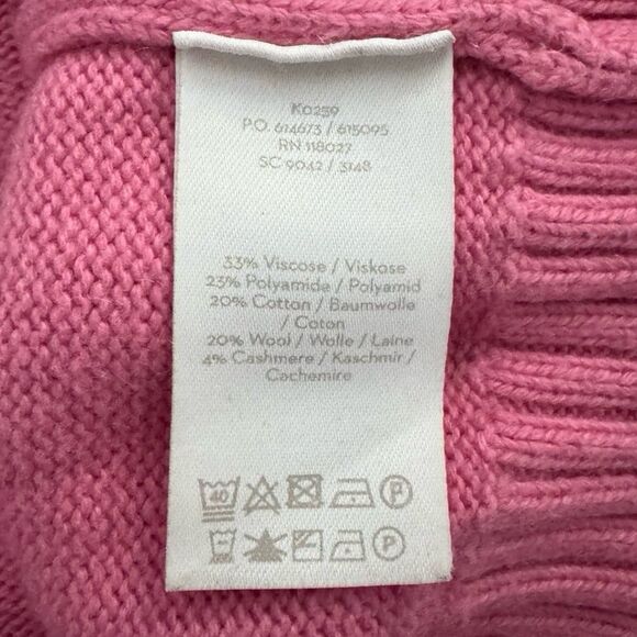 Boden Flora Color Block Sweater Size Medium - Picture 8 of 8